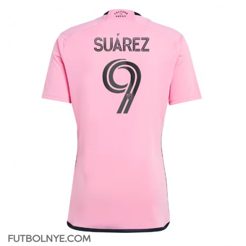 Camiseta Inter Miami Luis Suarez #9 Primera Equipación 2024-25 manga corta